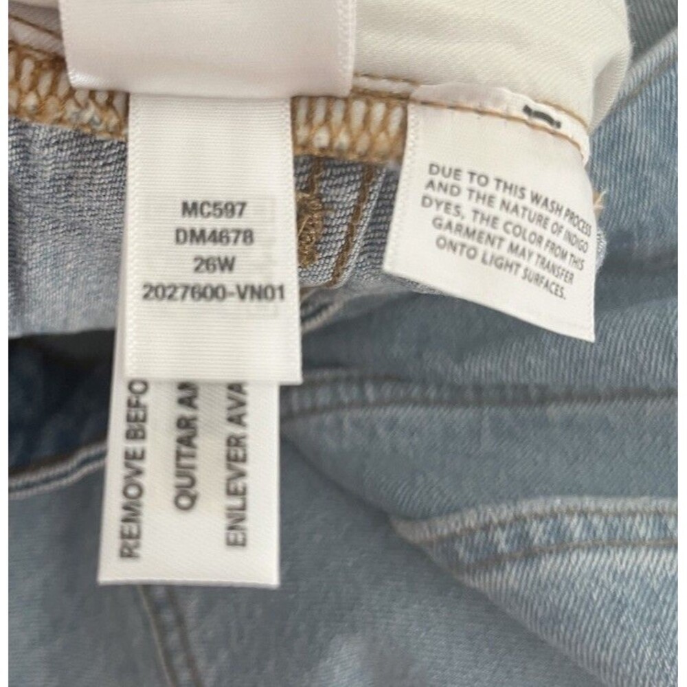 NEW Madewell The Perfect Vintage Jean Size 26 Light Wash with Magic Pockets NWT - Picture 11 of 11